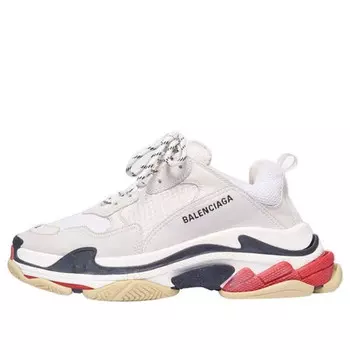 Кроссовки triple s sneaker 'white black red' Balenciaga, серый
