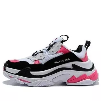 Кроссовки triple s trainer 'pink' Balenciaga, черный