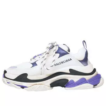 Кроссовки triple s trainer 'white navy purple' Balenciaga, белый