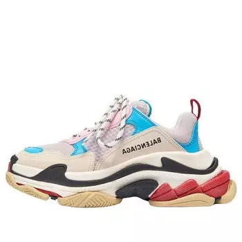 Кроссовки triple s 'white blue pink' 2019 Balenciaga, белый