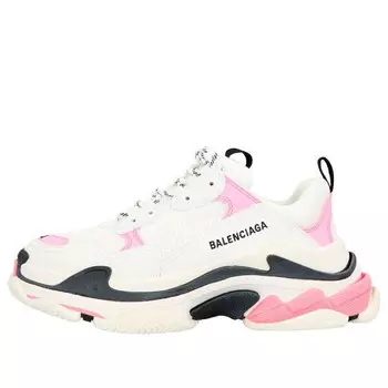 Кроссовки triple s 'white light pink' Balenciaga, белый