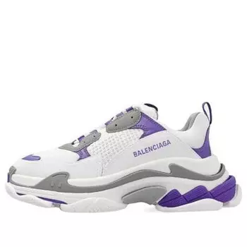Кроссовки triple s 'white purple' Balenciaga, белый