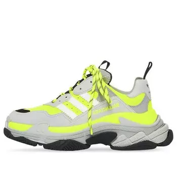 Кроссовки triple s x adidas 'fluo yellow' Balenciaga, желтый