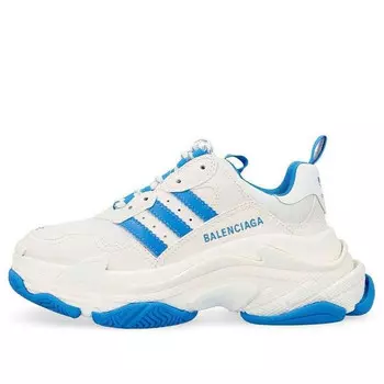 Кроссовки triple s x adidas 'white blue' Balenciaga, белый