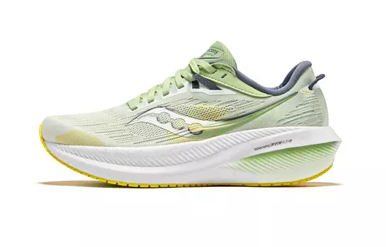 Кроссовки Triumph 21 женские с низким верхом, белые/зеленые Saucony