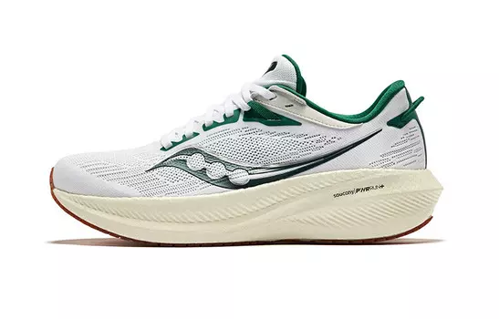 Кроссовки Triumph мужские с низким верхом, белые/зеленые Saucony