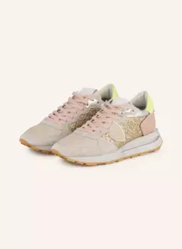 Кроссовки tropez haute с пайетками Philippe Model, желтый