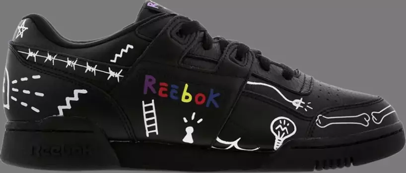 Кроссовки trouble andrew x workout plus 'black multi' Reebok, черный