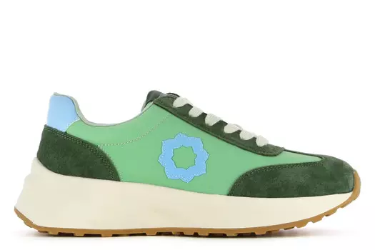 Кроссовки True на танкетке Camila'S, зеленый