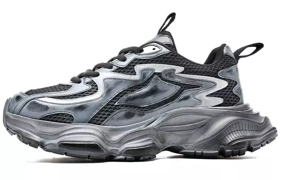 Кроссовки TRUMPPIPE Chunky Sneakers Men, черный/серый