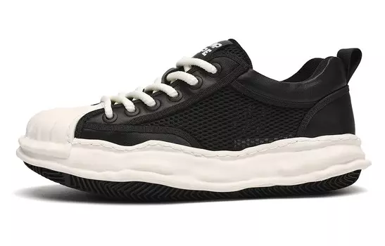 Кроссовки TRUMPPIPE Skateboarding Shoes Men Low-top, черный