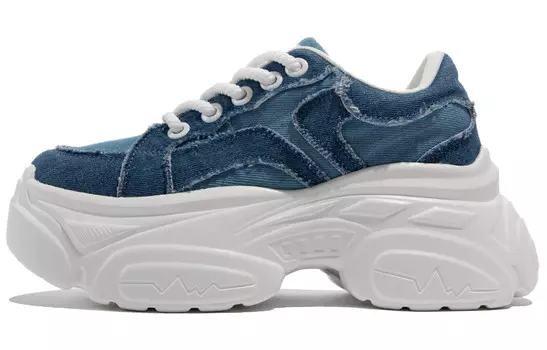 Кроссовки TUOPIN Chunky Sneakers Women's Low-top, синий