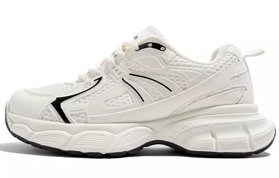 Кроссовки TUOPIN Chunky Sneakers Women's Low-top, белый/серый