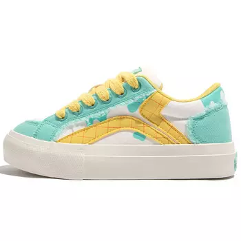 Кроссовки TUOPIN Pie Shoes Skateboarding Shoes Women's Low-top, цвет Mismatched