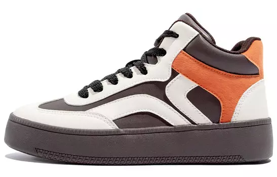 Кроссовки TUOPIN Skateboarding Shoes Unisex High-top, бежевый/черный