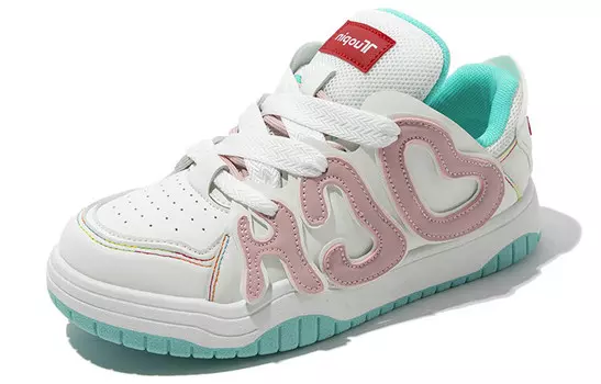 Кроссовки TUOPIN Skateboarding Shoes Unisex Low-top, красный