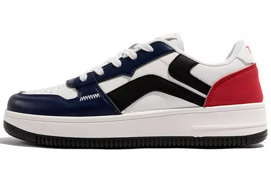 Кроссовки TUOPIN Skateboarding Shoes Unisex Low-top, белый/синий/красный