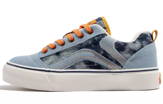 Кроссовки TUOPIN Skateboarding Shoes Unisex Low-top Denim Blue, синий