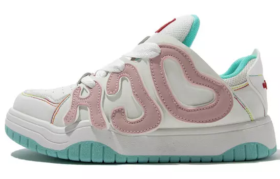 Кроссовки TUOPIN Skateboarding Shoes Unisex Low-top, белый/синий