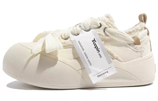 Кроссовки TUOPIN Skateboarding Shoes Women's Low-top, бежевый