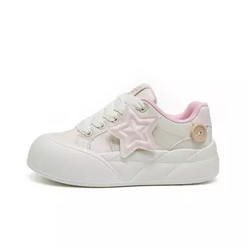 Кроссовки TUOPIN Skateboarding Shoes Women's Low-top, розовый
