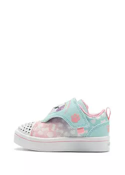 Кроссовки Twi lite 2 0 для маленьких девочек Skechers, зеленый