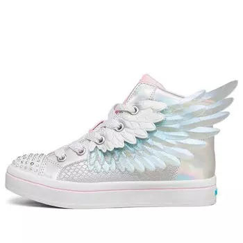 Кроссовки twi-lites 2.0 'silver pink' Skechers, серебряный