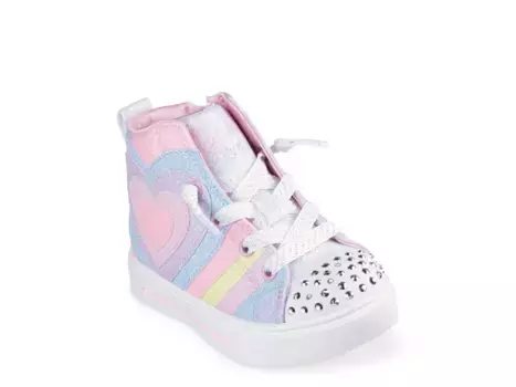 Кроссовки Twinkle Toes Twinkle Sparks Heart Pop Sneaker Skechers, светло-розовый