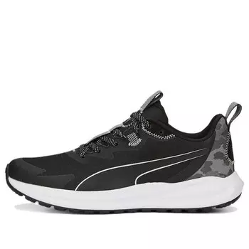Кроссовки twitch runner trail winter 'black silver' Puma, черный