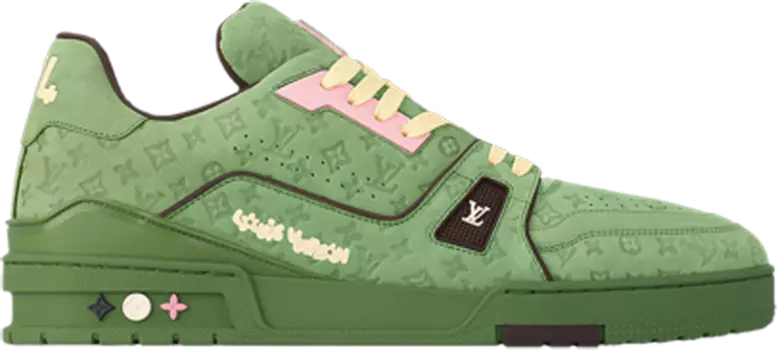 Кроссовки Tyler, the Creator x Louis Vuitton Trainer 'Green', зеленый