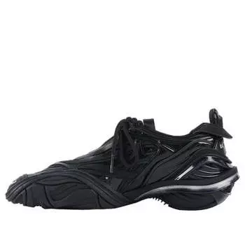 Кроссовки tyrex low 'black' Balenciaga, черный