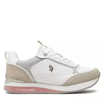 Кроссовки U.S. Polo Assn. Frisby003 FRISBY003/4YN1 Whi/Sil01, белый