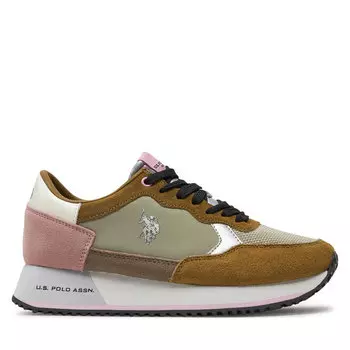 Кроссовки U.S. Polo Assn. Sacha002 SACHA002W/4ST1 MIL/LPI01, цветной/коричневый