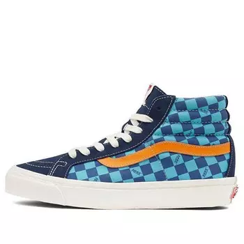 Кроссовки ua og sk8-hi lx blue Vans, синий