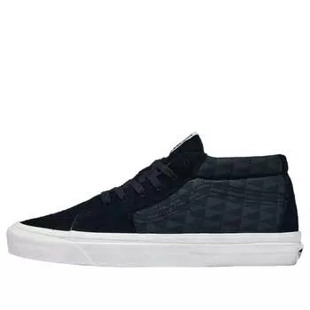 Кроссовки ua sk8-mid 83 dx 'green black' Vans, зеленый