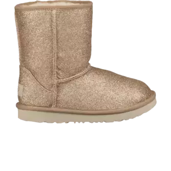 Кроссовки UGG Classic Short II Kids Glitter - Gold, золотой