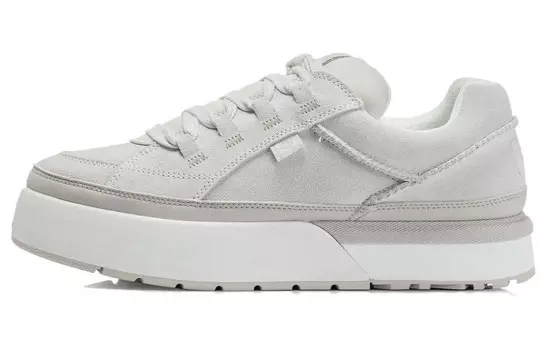 Кроссовки UGG Skateboarding Shoes Women's Low-top White, серый