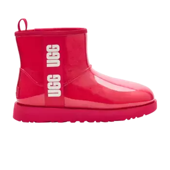 Кроссовки UGG Wmns Classic Clear Mini Hibiscus Pink, розовый