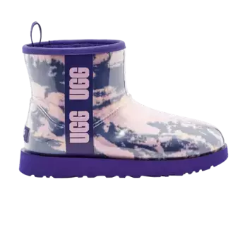 Кроссовки UGG Wmns Classic Clear Mini Marble Violet Night, фиолетовый