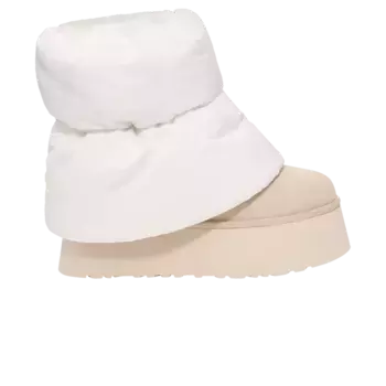 Кроссовки UGG Wmns Classic Mini Dipper Puffer White Ceramic, кремовый