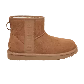 Кроссовки UGG Wmns Classic Mini Side Logo - Chestnut, коричневый