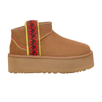 Кроссовки UGG Wmns Classic Ultra Mini Platform, коричневый