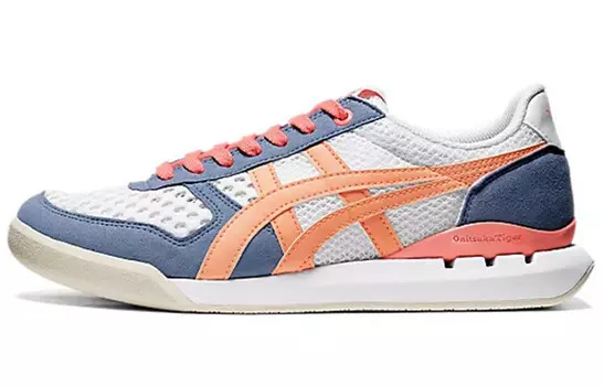 Кроссовки Ultimate 81 Lifestyle унисекс с низким верхом белого/синего/оранжевого цвета Onitsuka Tiger