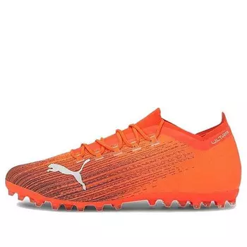 Кроссовки ultra 1.1 soccer shoes orange Puma, оранжевый