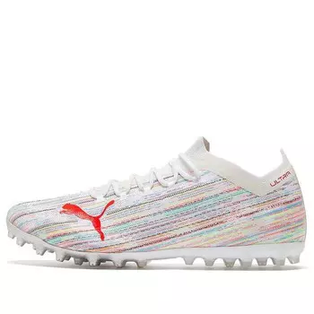 Кроссовки ultra 1.2 mg soccer shoes white/red Puma, белый
