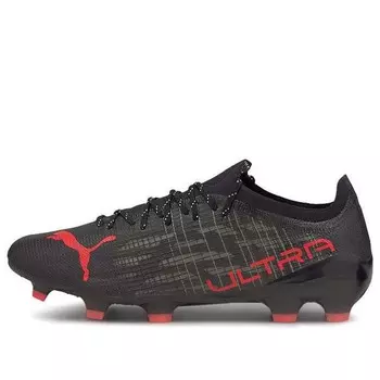 Кроссовки ultra 1.3 fg ag 'black sunblaze' Puma, черный