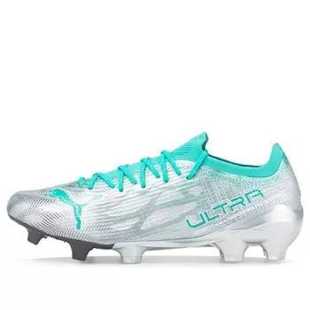 Кроссовки ultra 1.4 fg ag x mercedes-amg petronas f1 'silver spectra green' Puma, серебряный
