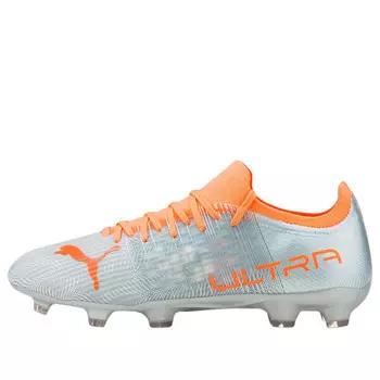 Кроссовки ultra 3.4 fg ag 'silver orange' Puma, серебряный