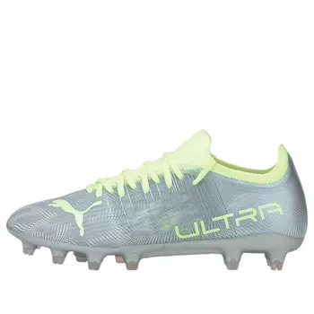 Кроссовки ultra 3.4 fg 'diamond silver fizzy light' Puma, серебряный