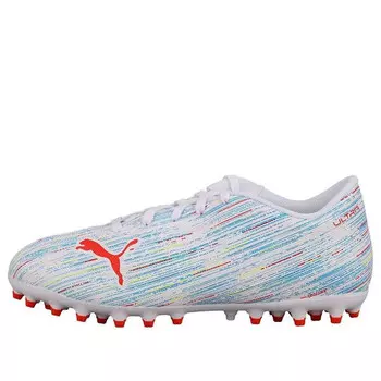 Кроссовки ultra 4.2 mg jr soccer shoes k 'white red blue' Puma, белый